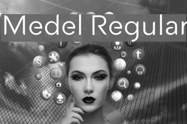 Medel Regular Font examples