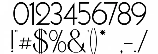 Medhurst Font OTHER CHARS