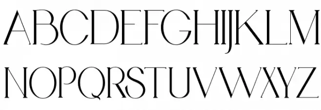 Medhurst Font UPPERCASE