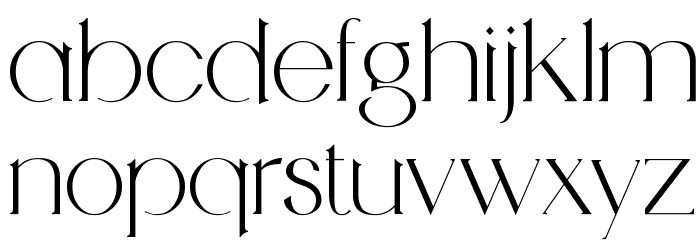 Medhurst Font LOWERCASE