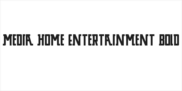 Media Home Entertainment Bold Logo