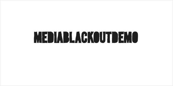 MediaBlackoutDemo Logo