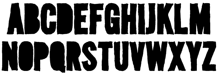 MediaBlackoutDemo Font LOWERCASE