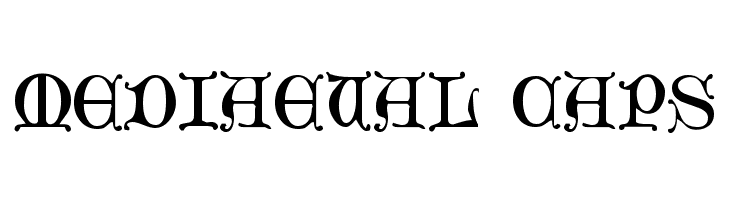 Mediaeval Caps फ़ॉन्ट