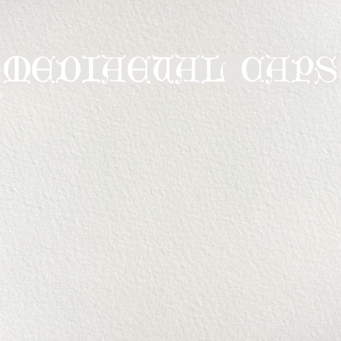 Mediaeval Caps Font examples