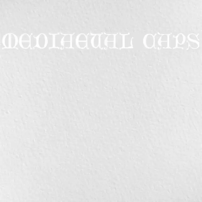 Mediaeval Caps Example 3