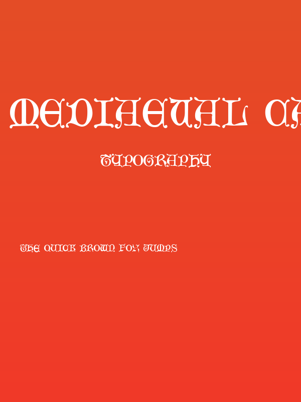 Mediaeval Caps Poster