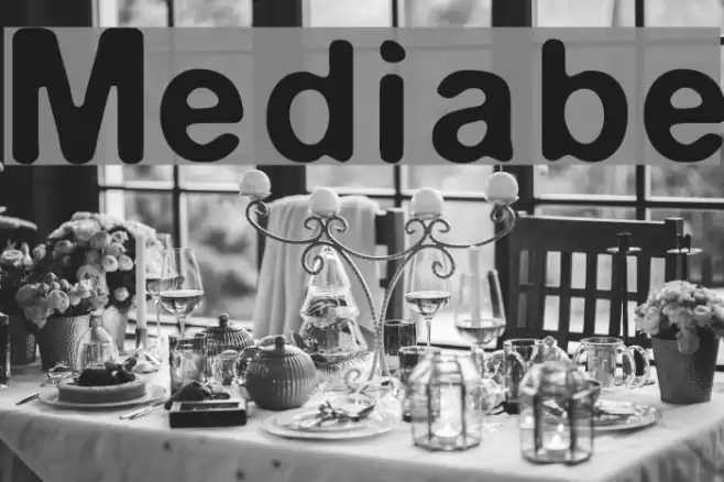 Medianburner Font examples