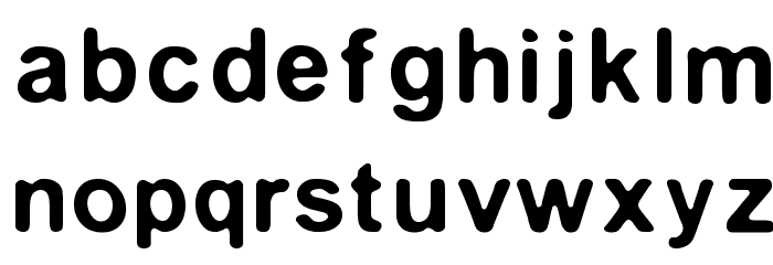 Medianburner Font LOWERCASE