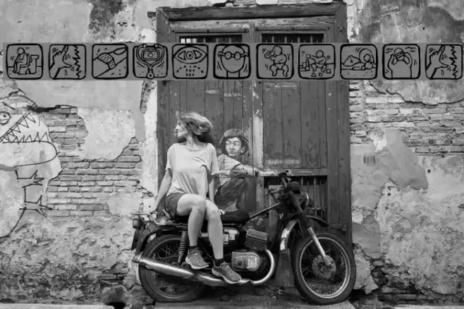 MedibatsOne Font examples