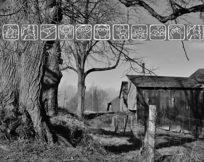 MedibatsOne Font examples