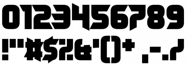 Medical Shape Font OTHER CHARS