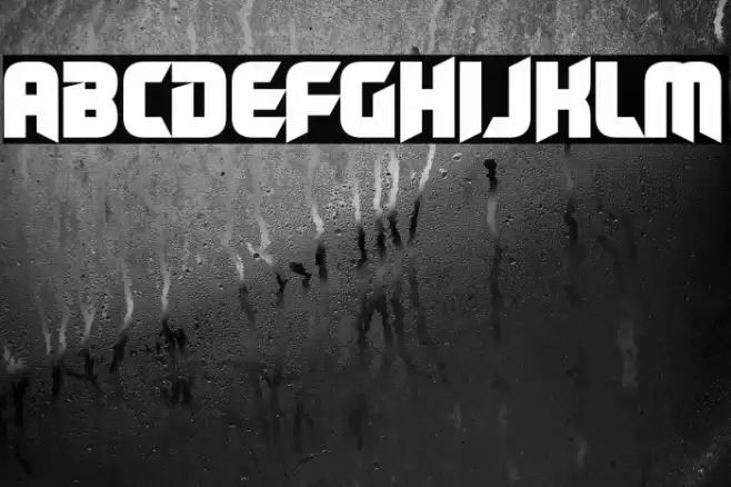 Medical Shape Font examples