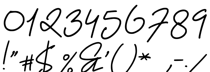 Medical Signature Font OTHER CHARS