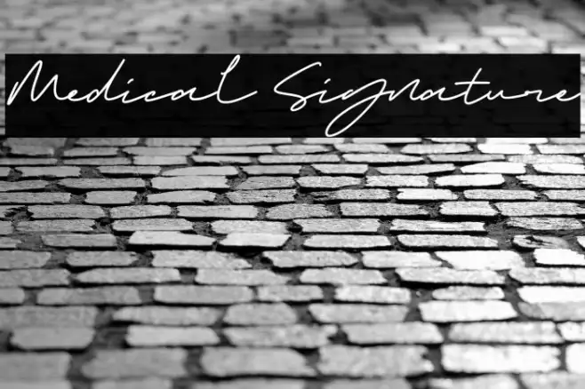 Medical Signature Example 1