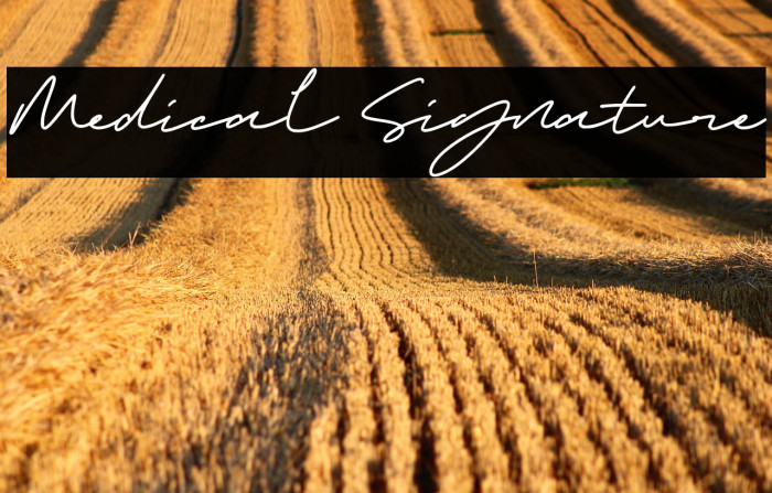 Medical Signature Example 3
