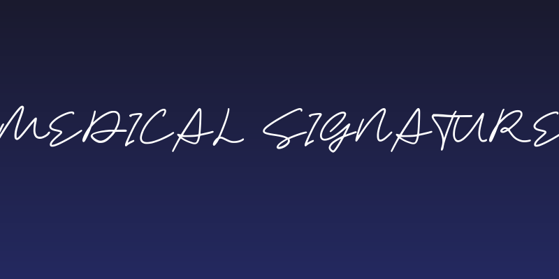 Medical Signature Social Header