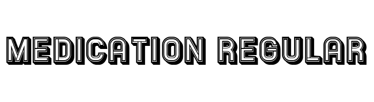 Medication Regular  免费字体下载