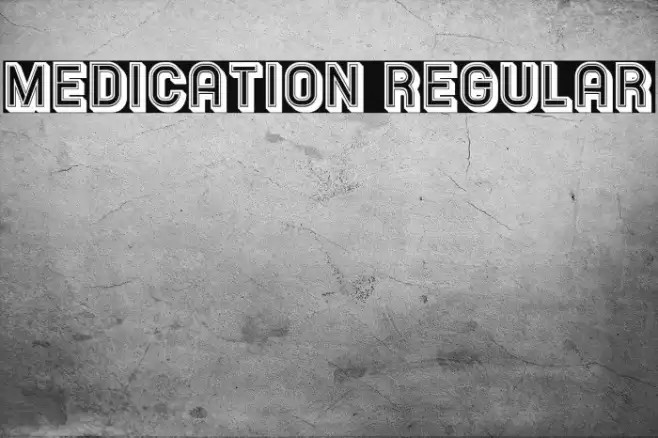 Medication Regular Example 1