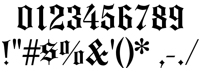 Medici Text Font OTHER CHARS