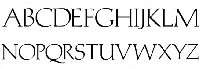 Medici フォント 大文字