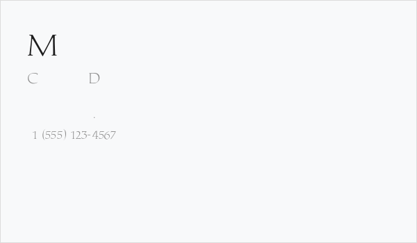 Medici Business Card