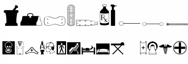 Medicine Font OTHER CHARS