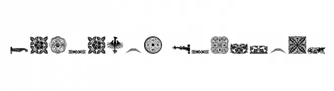 Medieval Dingbats  免费字体下载