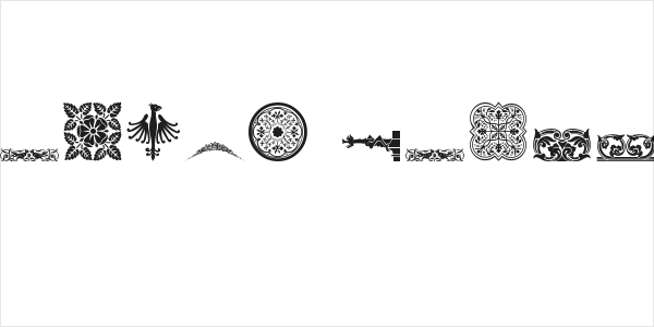 Medieval Dingbats Logo