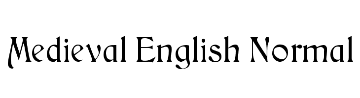 Medieval English Normal  لخطوط تنزيل
