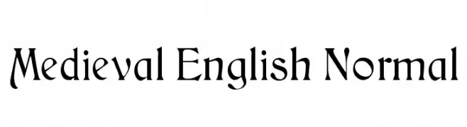 Medieval English Normal  नि: शुल्क फ़ॉन्ट्स डाउनलोड
