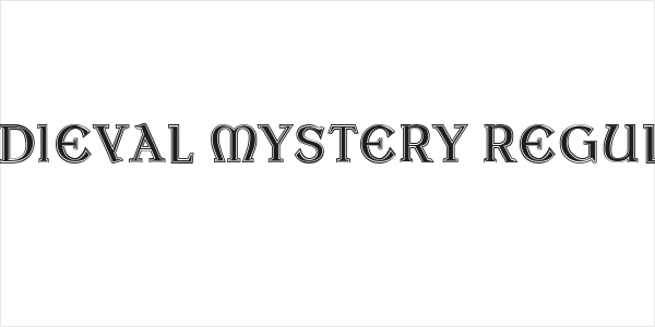 Medieval Mystery Regular Logo
