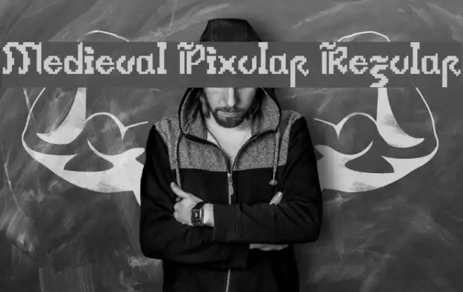 Medieval Pixular Regular Font examples