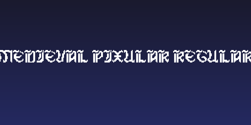 Medieval Pixular Regular Social Header