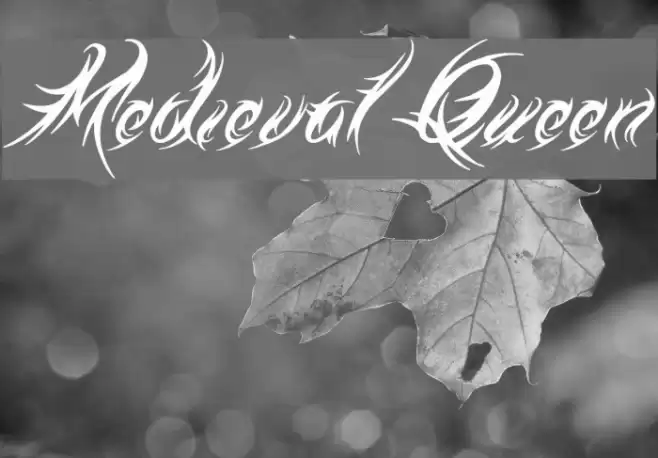 Medieval Queen Font examples