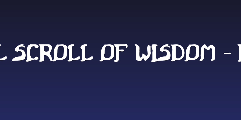 Medieval Scroll of Wisdom - Regular Social Header