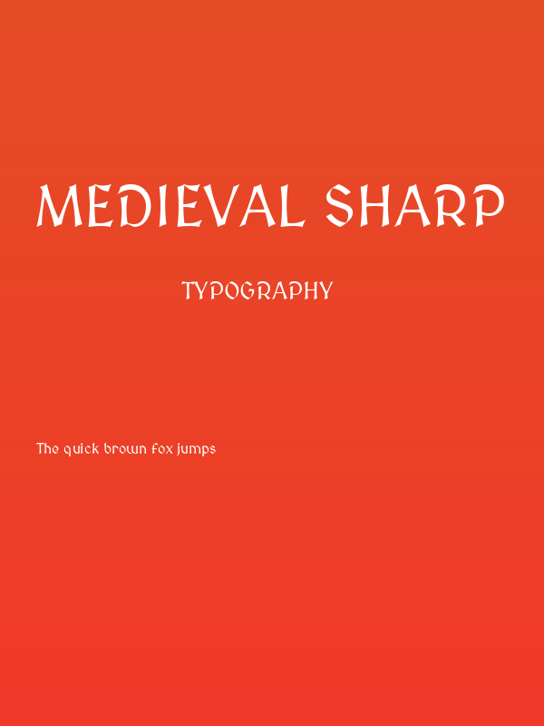 Medieval Sharp Poster