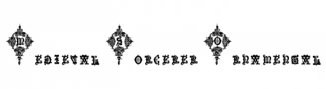 Medieval Sorcerer Ornamental 