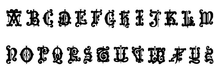 Medieval Sorcerer Ornamental フォント 小文字