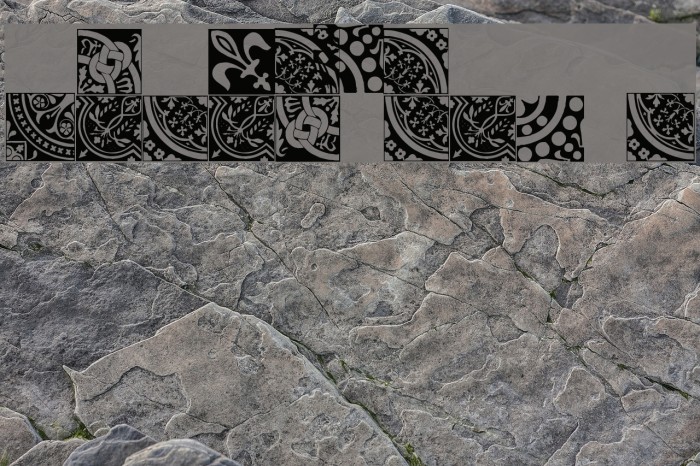 Medieval Tiles I Шрифта examples
