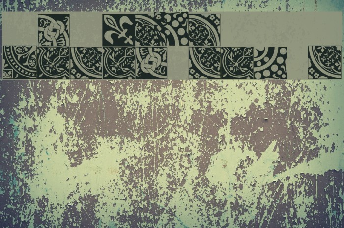 Medieval Tiles I Шрифта examples