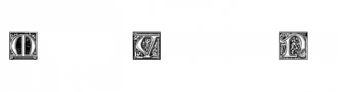Medieval Victoriana No.1  les polices de caractères gratuit tlcharger