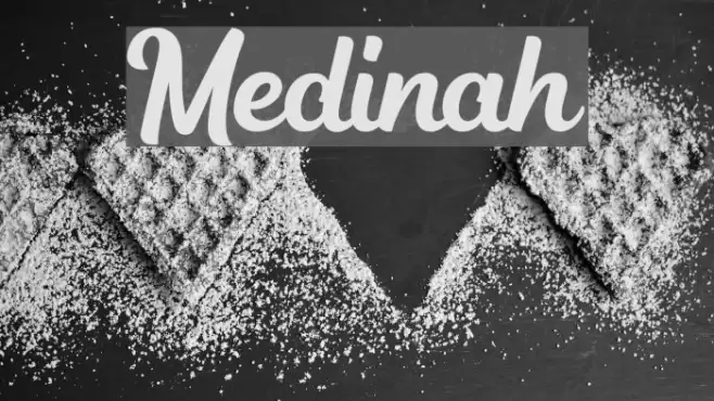 Medinah Font examples