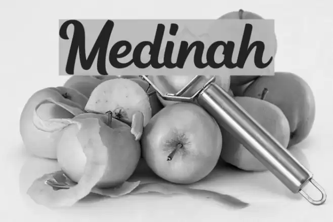 Medinah Font examples