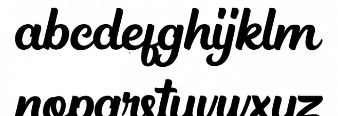 Medinah フォント 小文字