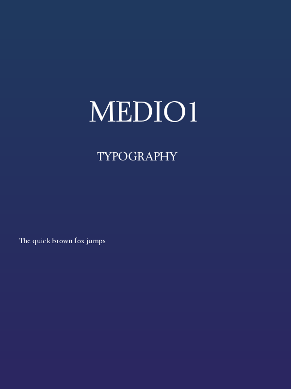Medio1 Poster