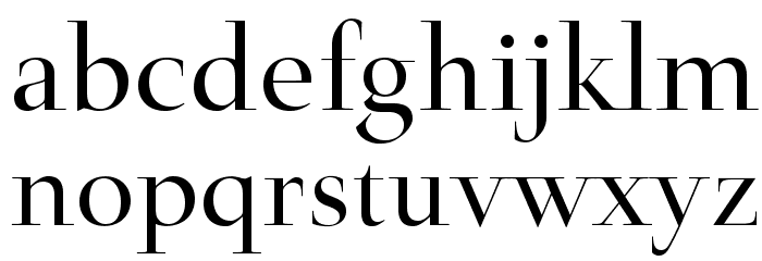 Medio Font LOWERCASE