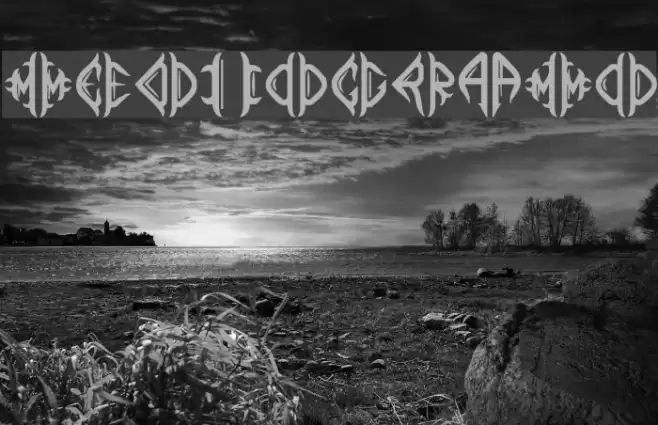 Mediogramo Font examples