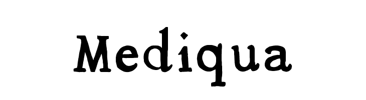 Mediqua  नि: शुल्क फ़ॉन्ट्स डाउनलोड