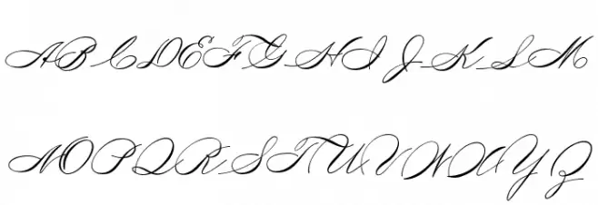 Medish Script PERSONAL USE ONLY Fuentes MAYÚSCULAS